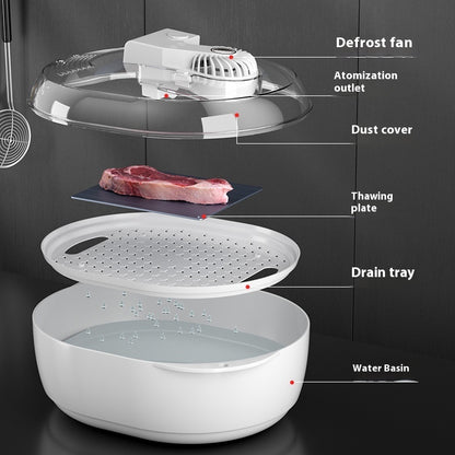 Household Quick Defrosting Plate Food Defrosting Device