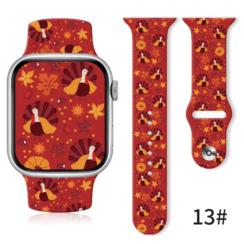 Halloween Printed Watch Strap