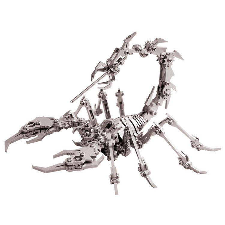 3D Overlord Fire-Breathing Ice Dragon Scorpion King DIY Metal Puzzle Game Assembly Children's Toys Gift Assembly Ornaments