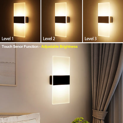 Indoor USB Charging Touch Wall Lamp