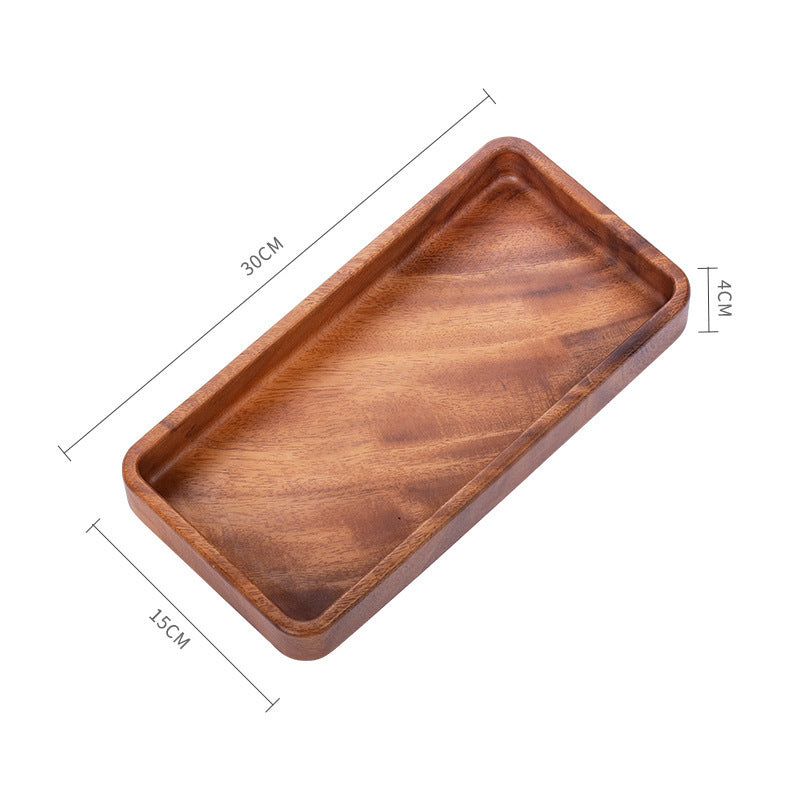 South American Walnut Home Dessert Creative Dessert Plate