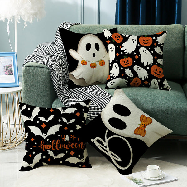 Halloween Ghost Pillow Cover