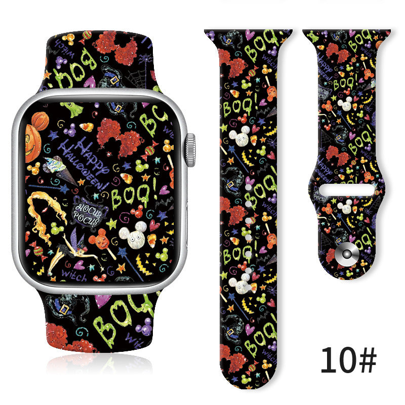 Halloween Printed Watch Strap