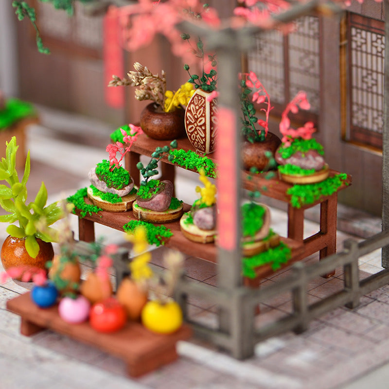 Happy Creative Diy Hut Jiangnan Town Scene Handmade