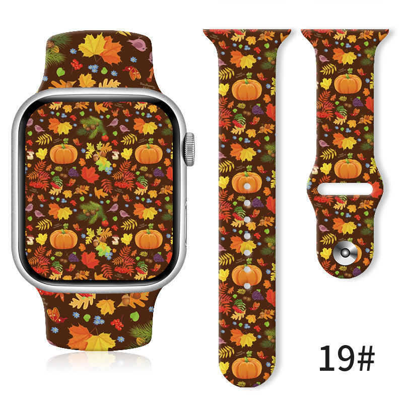 Halloween Printed Watch Strap