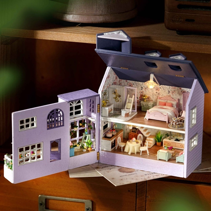 Wooden Handmade Cute Room Mini Home Series