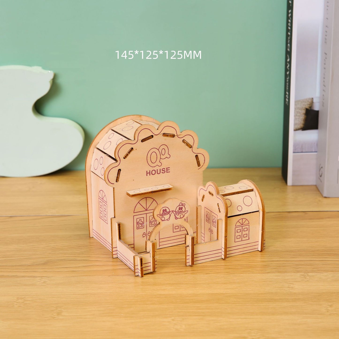 3D Three-dimensional Puzzle Plywood Handmade DIY Assembly Model