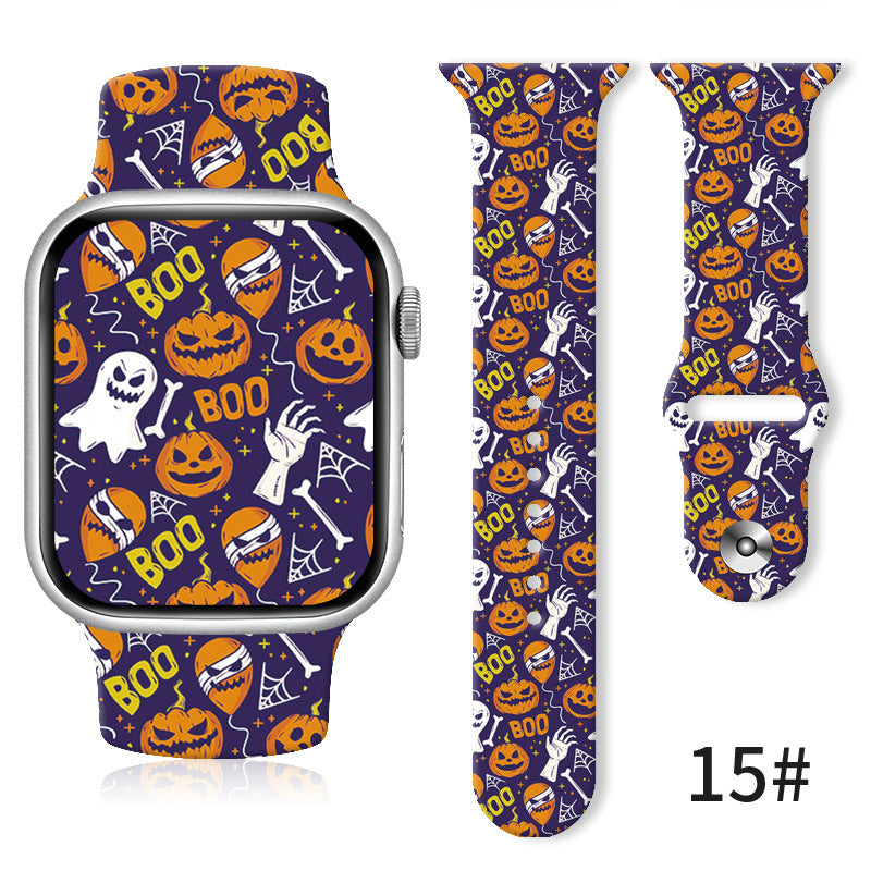 Halloween Printed Watch Strap