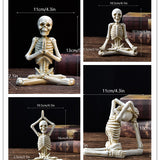 Halloween Horror Yoga Skull Skeleton