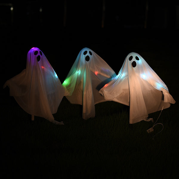 Halloween Glowing Ghost Stake