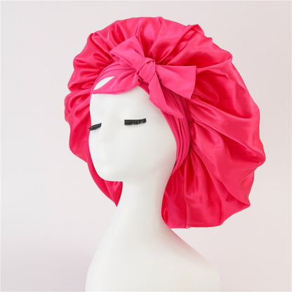 New Double Layer Hair Sleeping Bonnet