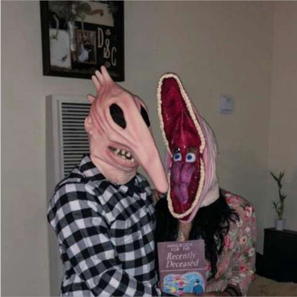 Beetlejuice Halloween Devil Mask Trick Adam And Barbara