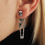 Halloween Skull Simulation Detachable Stud Earrings