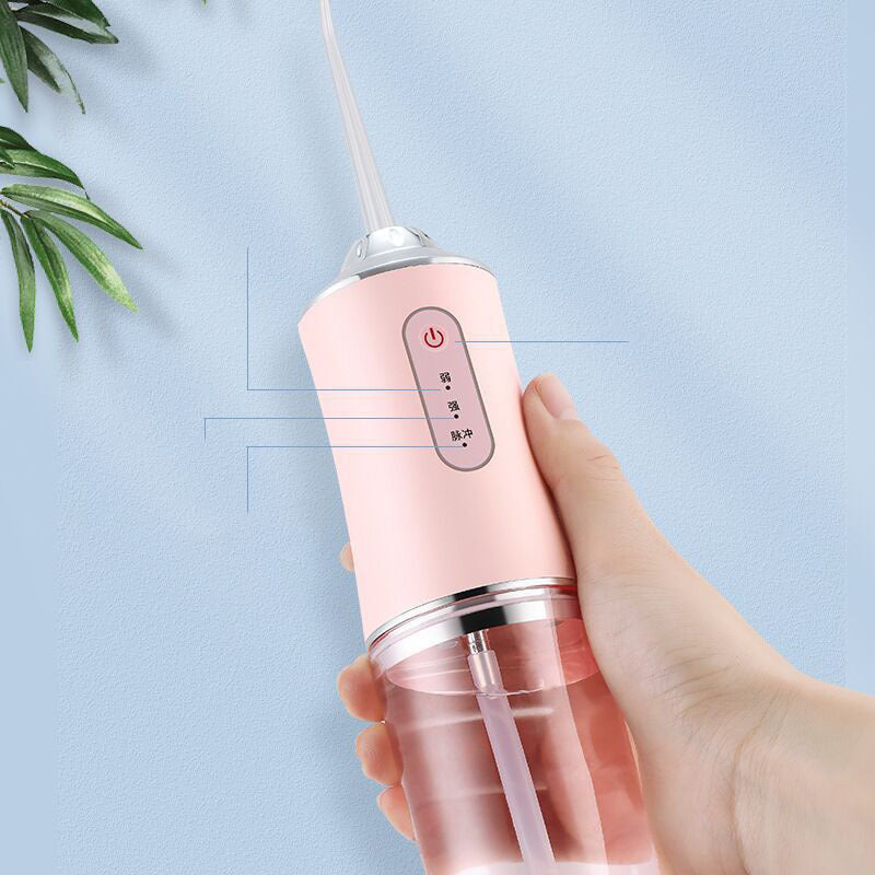 Portable Dental Water Flosser Jet 3 Modes USB Rechargeable