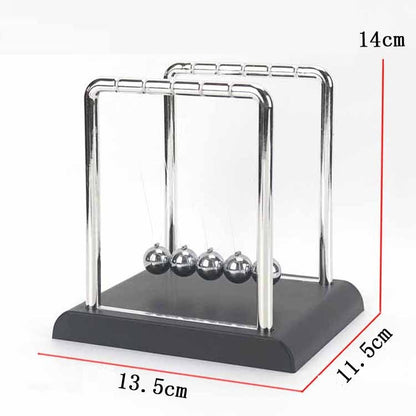 Newtons Cradle Steel Balance Ball Physics Science Pendulum Metal Craft Educational Toy Home Desk Decoration Girl Kids Toy Gift