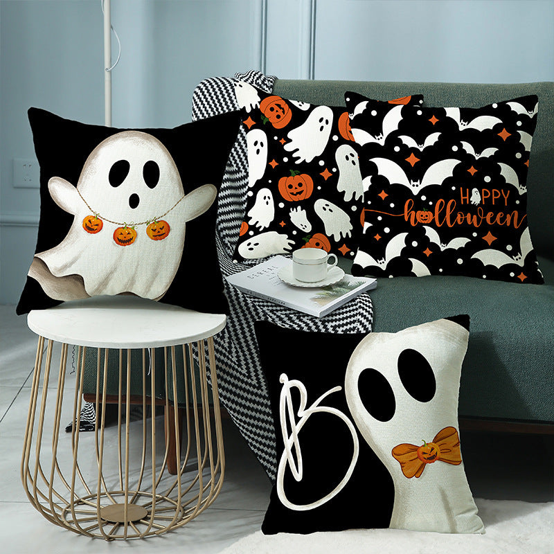 Halloween Ghost Pillow Cover