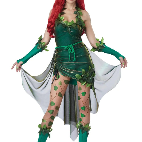 Womens Sexy Poison Ivy Costume