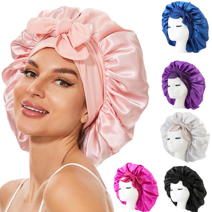 New Double Layer Hair Sleeping Bonnet