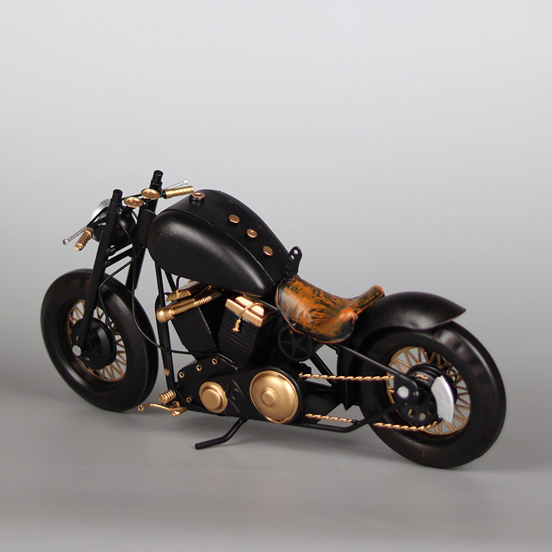 Tough Guy Motorcycle Model Handmade Creative Ornaments