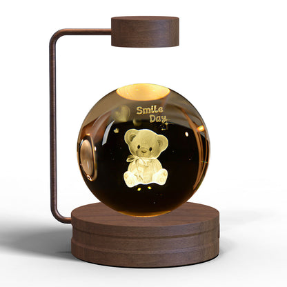 Crystal Ball Indoor Night Light USB Power