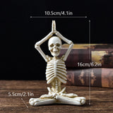 Halloween Horror Yoga Skull Skeleton