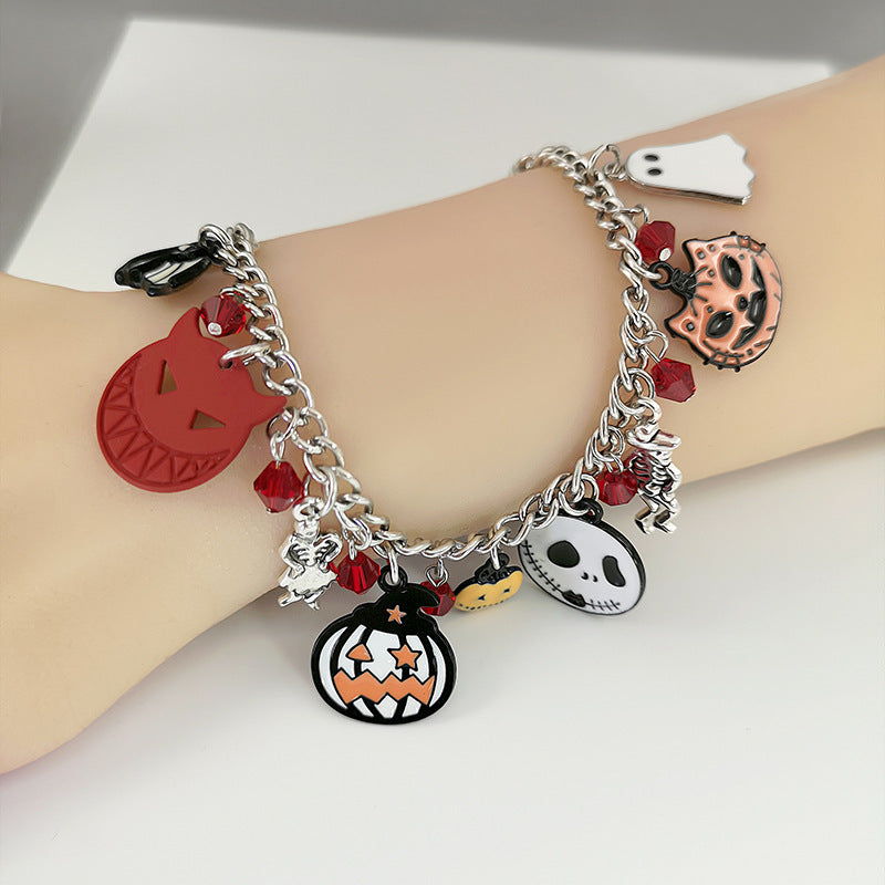 Halloween Pumpkin Skull Ghost Bracelet