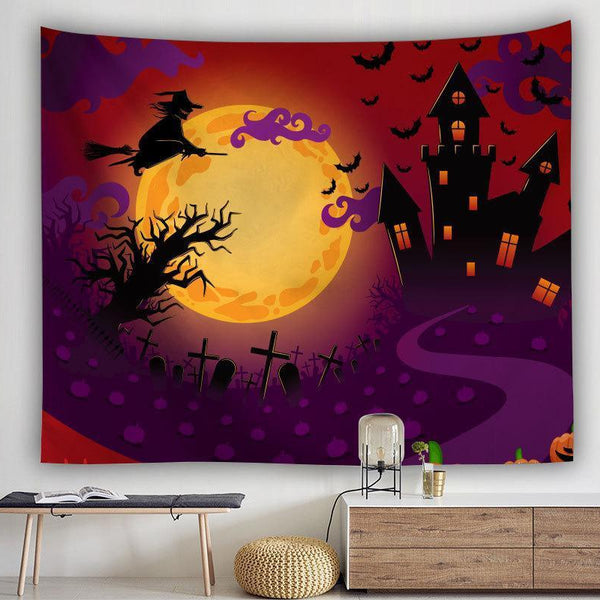 Halloween Witch Tapestry