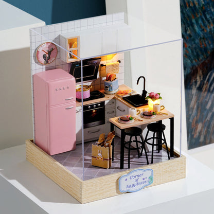 DIY Miniature Building Kits Corner of Happiness