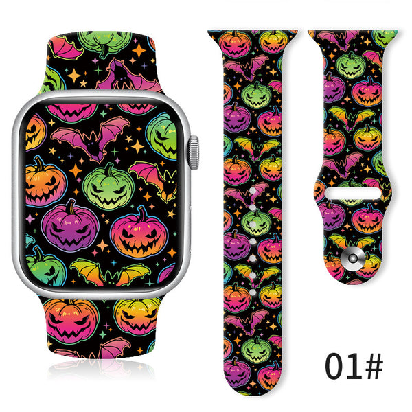 Halloween Printed Watch Strap