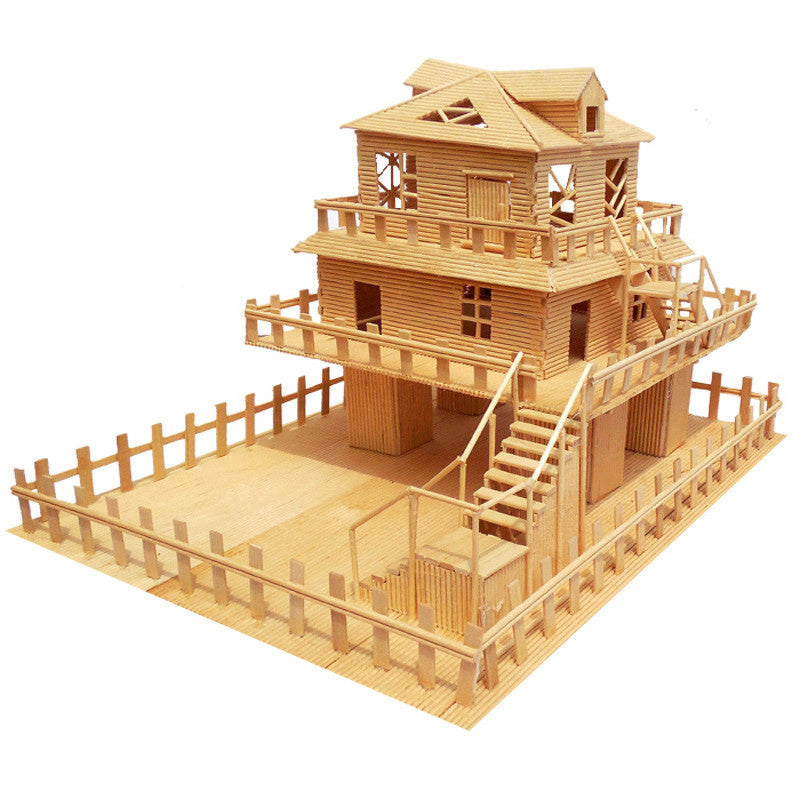 Children's Handmade Sand Table Building Model Assembly Materials