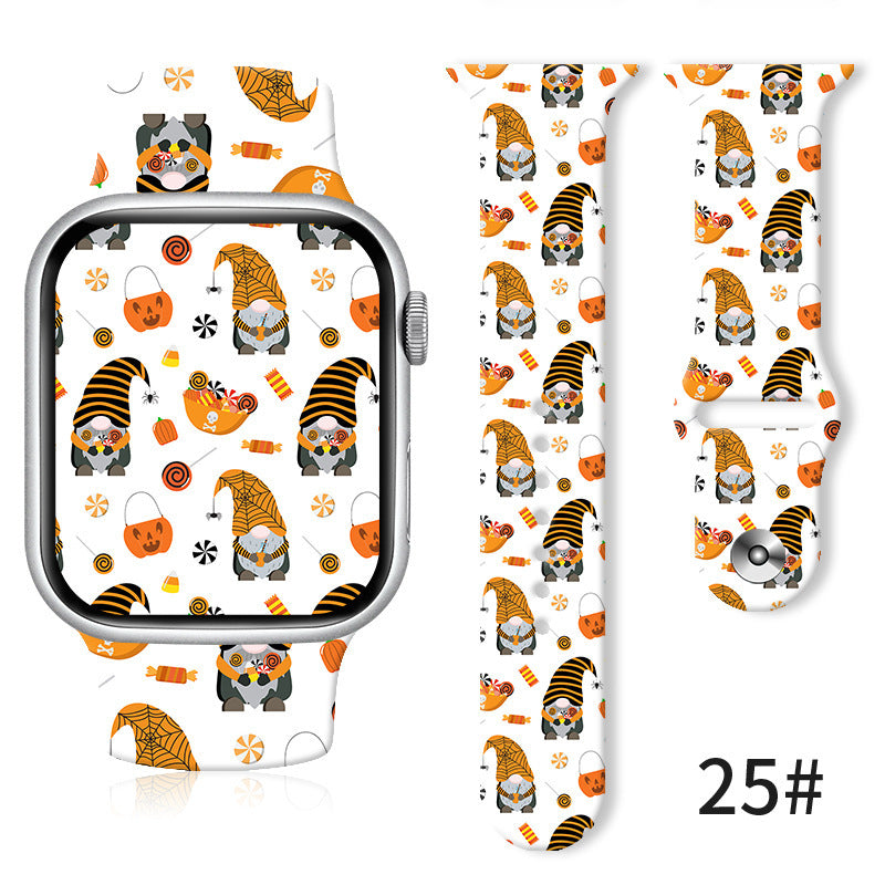 Halloween Printed Watch Strap