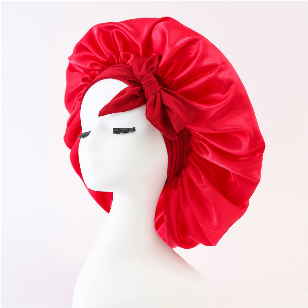 New Double Layer Hair Sleeping Bonnet