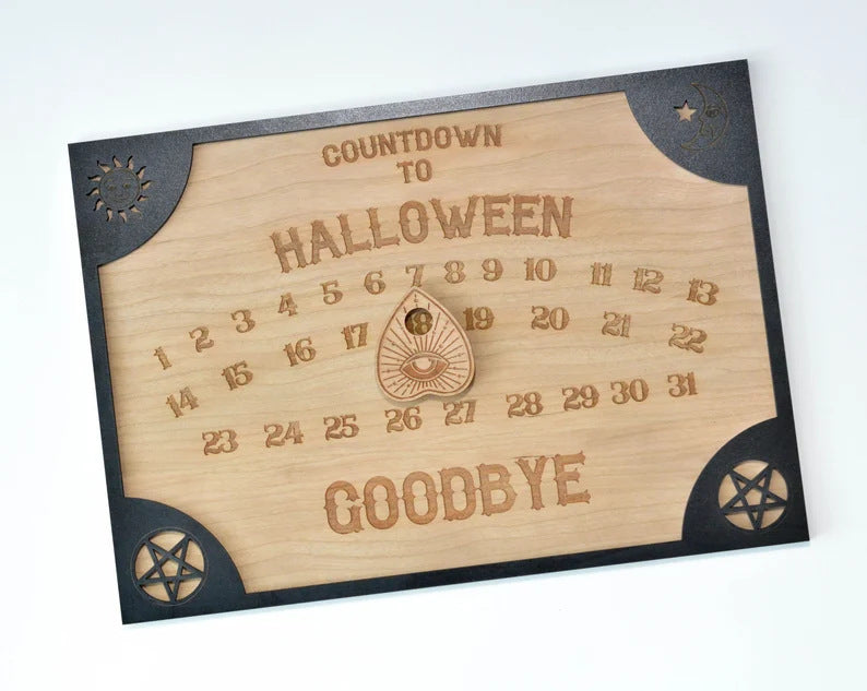 Halloween Ouija Board Countdown Calendar