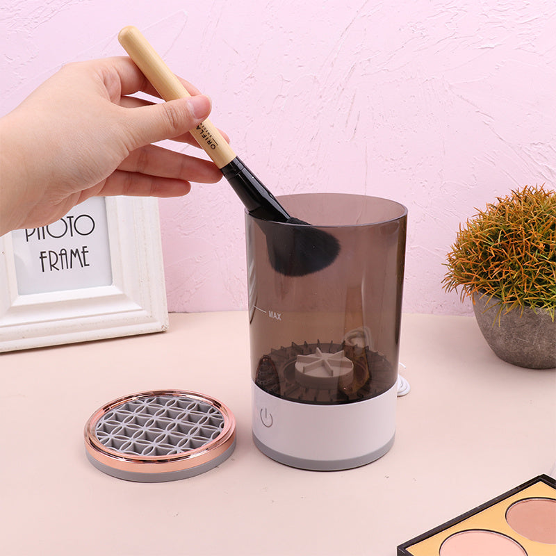 Automatic Electric Makeup Brush Cleaner Machine With USB Charging