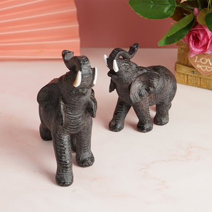 Creative Animal Elephant Sculpture Resin Crafts Ornaments