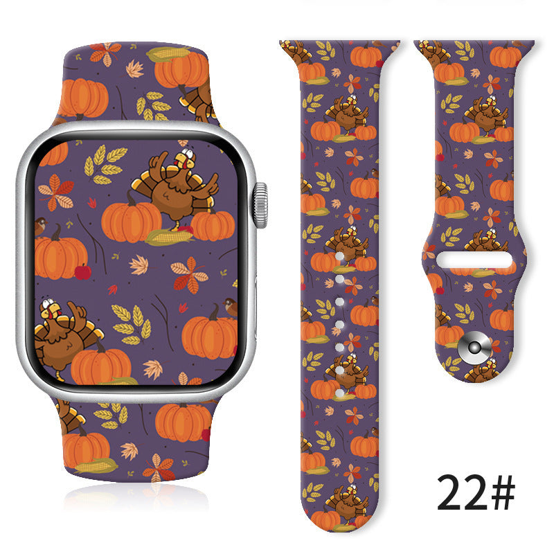 Halloween Printed Watch Strap