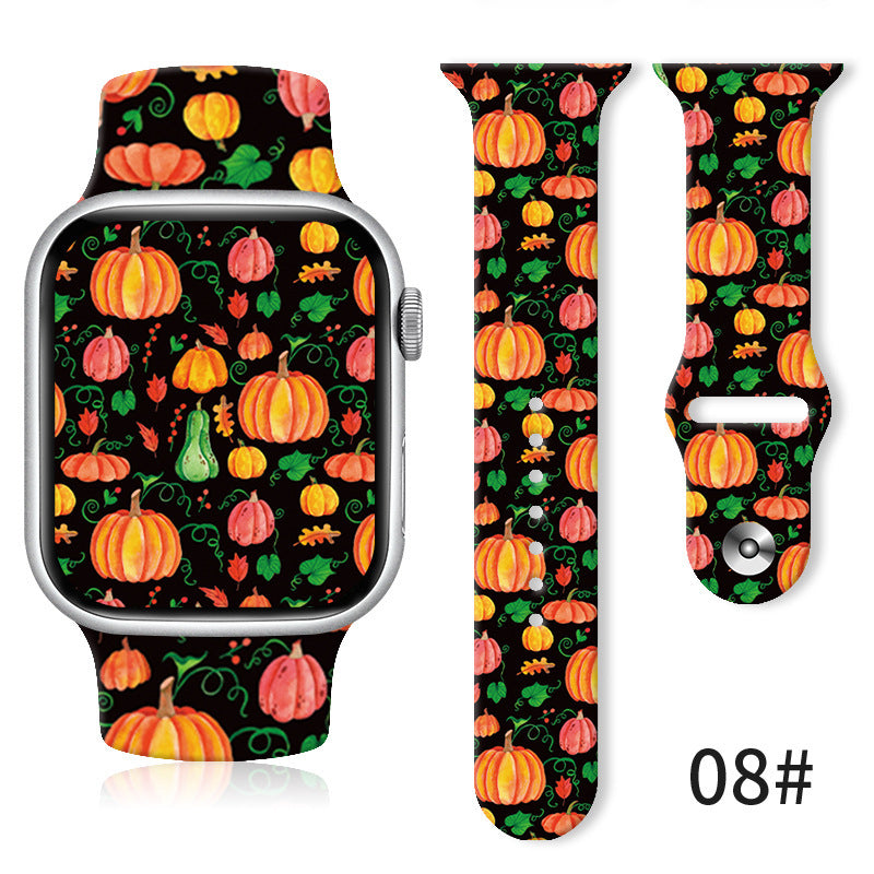 Halloween Printed Watch Strap