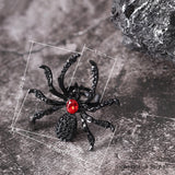 Halloween Spider Rhinestone Ring