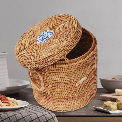 Vietnam Handmade Rattan Weave Tea Cans