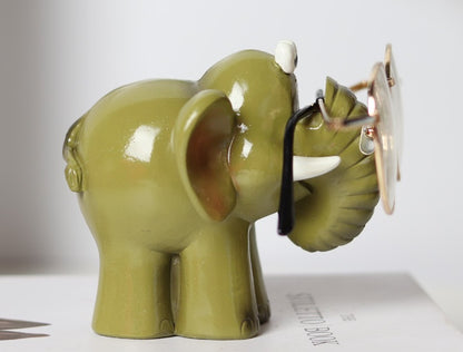 Lucky Elephant Glasses Stand Ornament