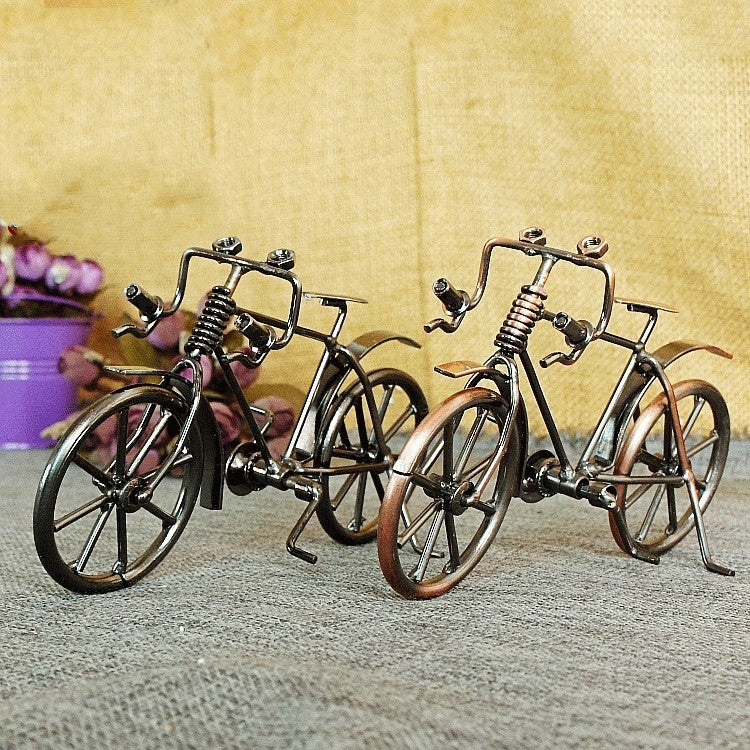 Handmade Metal Bicycle Model Crafts