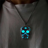 Day of the Dead Luminous Skull Necklace