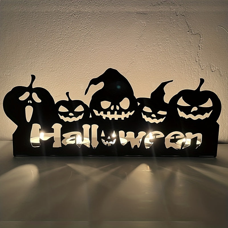 Halloween Ironed-Out Candle Holders