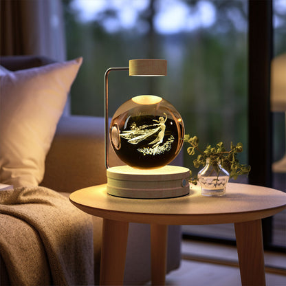 Crystal Ball Indoor Night Light USB Power