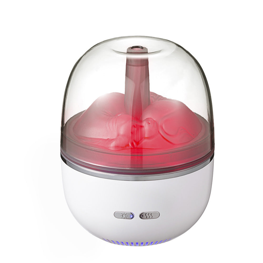 Modern Glow Humidifier with Colorful Gradient Light