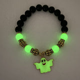 Luminous Pumpkin Ghost Halloween Bracelet