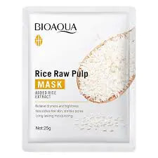 Bioaqua Face Care Sheet Masks Rice Nourishing Moisturizing - JDrop.Shop