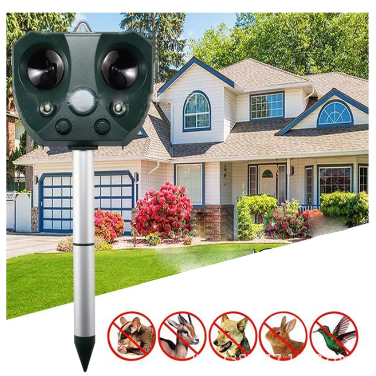 Bug Me Not Solar And Ultrasonic Pest Repeller