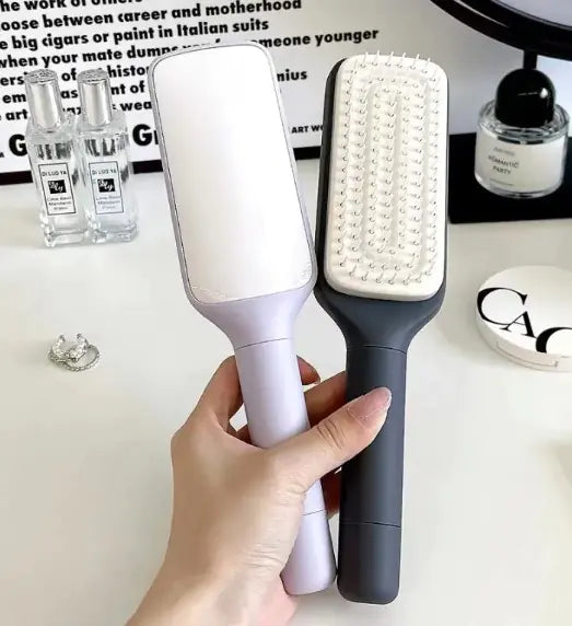 4-in-1 Self-Cleaning Hair Brush