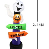 Halloween Inflation Model Road Sign